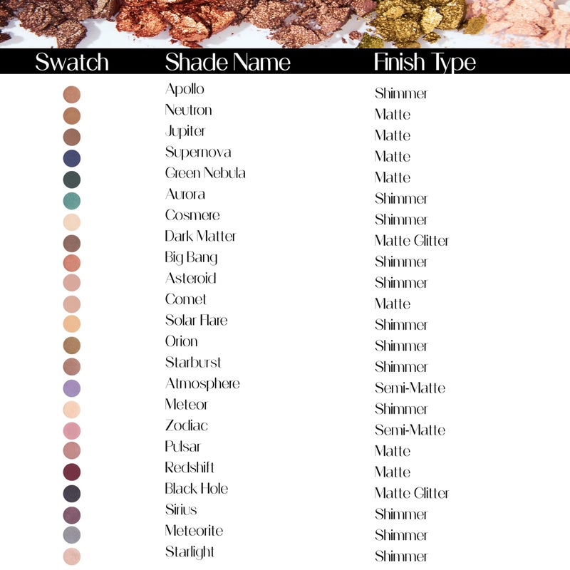 BaeBlu Hypoallergenic Eyeshadow Organic 100% Natural Finely Pressed Velvety Smooth Powder, Made in USA, Atmosphere - Image 4